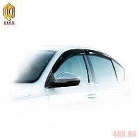 Дефлекторы окон CA Plastic Classic полупрозрачные для Skoda Octavia A7 (2013-2020) № 2010030309231