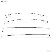 Дефлекторы окон Cobra для Kia Sportage (2010-2015) широкие прозрачные № KEC11910