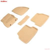 Коврики салона 3D текстильные для Ford Focus 2 (2008-2011) бежевые № 84707