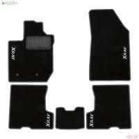 Коврики салона Klever текстильные Premium для Lada (ВАЗ) XRAY (2016-2022) 5 шт., цвет Сандал (для комплектаций с вещевым ящиком) № KVR00.052.034.01200kv