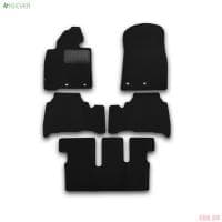 Коврики салона Klever текстильные Premium для Toyota Land Cruiser 200 (2012-2021) 7 мест № ACT.KVR03489422110kh