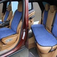 Комплект накидок из алькантары, Россия (широкое сиденье) № ALKSRUSKOMP017