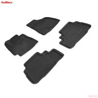 Коврики салона Eva 3D "соты" для Toyota Highlander (2007-2013) № 96404