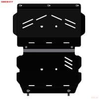 Защита картера и радиатора для Mitsubishi L200 (Triton) (2006-2015 № 14.1143 V2