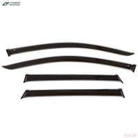 Дефлекторы боковых окон для Volkswagen Taos (2021-2025) с хромированным молдингом № V27121CR