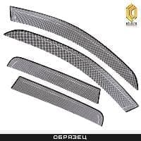 Дефлекторы окон CA Plastic шелкография черные для Toyota Camry (2004-2006) № 2010030500652