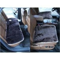 Комплект накидок (квадратов) из натурального меха, короткий ворс, 3 шт № 3KC012