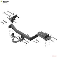 Фаркоп для Hyundai Palisade (2020-2024) № 90914-A