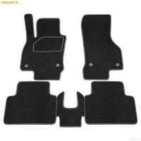 Коврики салона Rezkon текстильные для Skoda Octavia A7 (2013-2020) № 2030010200