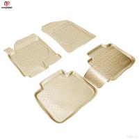Коврики салона Norplast бежевые для Kia Cerato (2004-2009) № NPL-Po-43-17-B