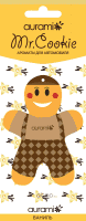 Ароматизатор пропитанный подвесной пластинка Mr. Coockie Ваниль AURAMI CK-203