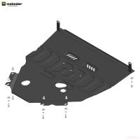 Защита картера и КПП для Fiat Ducato (2007-2025) № 71605