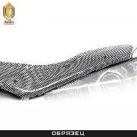 Дефлектор капота CA Plastic шелкография "карбон" серебро для Opel Zafira Tourer (2011-2016) № 2010011011597