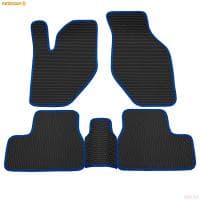 Коврики салона EVA резиновые соты для Lada (ВАЗ) Granta (2190/2191) с синим кантом № 9139015103