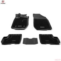 Коврики салона комбинированные 3D для Lada (ВАЗ) Largus (2021-2025) 5 мест № NPA11-C94-558-CM