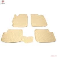 Коврики салона Norplast для Kia Spectra (2006-2009) бежевые № NPL-Po-43-44-B