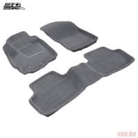 Коврики салона Sotra Liner 3D Lux серые для Mitsubishi Outlander XL (2007-2012) № ST 74-00269