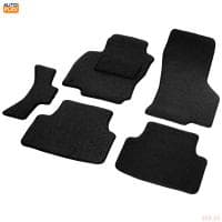 Коврики салона текстильные Lux для Skoda Octavia A7 (2013-2020) кроме авто с акустической системой Kanton, цвет графит № 5510201