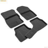 Коврики салона Rezkon 3D Evaplast текстильные для Ford Focus 2 (2005-2011) № 4516010100