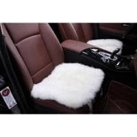 Накидка из натурального меха (квадрат, длинный ворс, из кусков класс B) № KD025B