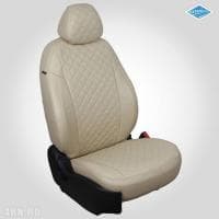 Чехлы на сиденья "Автопилот" для Lada (ВАЗ) Vesta (2015-2025) бежевый ромб № va-lv-vt-bebe-r