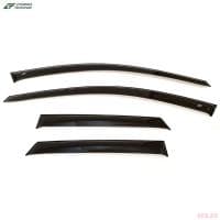 Дефлекторы боковых окон для Renault Kaptur (2016-2023) широкие № RE13516