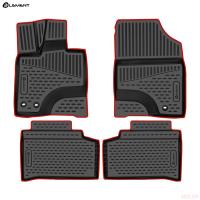 Коврики салона 3D для Changan UNI-K (2020-2025) с красным кантом № KANT.ELEM3DA67032210k.rd