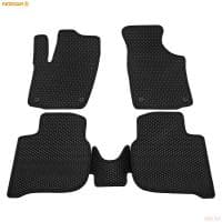 Коврики салона Rezkon EVA резиновые для Skoda Rapid (2014-2020) с черным кантом № 9030020101