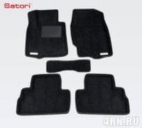 Коврики салона Satori Liner 3D Basic текстильные для Infiniti EX35 (2009-2014) № SI 02-00243