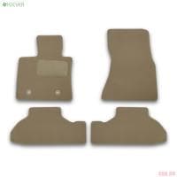 Коврики салона Klever текстильные Premium для BMW X6 (F16) (2014-2019) бежевые № KLEVER04053822112kh