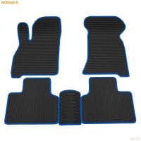 Коврики салона EVA соты резиновые для Lada (ВАЗ) Priora (202170/202171/202172) с синим кантом № 9139025103