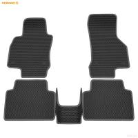 Коврики салона EVA резиновые соты для Skoda Octavia A7 (2013-2020) с серым кантом № 9130010202