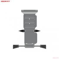 Защита КПП для Mitsubishi Pajero Sport (2016-2025) № 14.2999