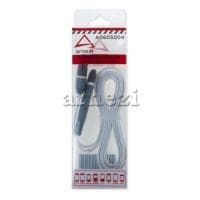 Дата-кабель зарядный 2 в 1 от USB Micro USB/iPhone-5/6 WHITE 1 м ARNEZI A0605004