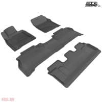 Коврики салона Sotra Liner 3D VIP серые для Toyota Land Cruiser 200 (2012-2021) 3 ряда № ST 73-00160