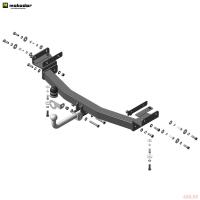 Фаркоп для Hyundai Tucson (2021-2024) № 90916-A