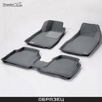 Коврики салона Pradar 3D текстильные серые для Daewoo Gentra (2013-2015) № SI 09-00223