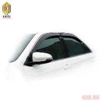 Дефлекторы окон CA Plastic Classic полупрозрачные для Toyota Camry (2011-2014) Европейская сборка № 2010030307954