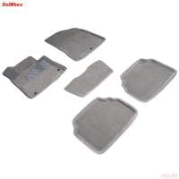 Коврики салона 3D текстильные для Hyundai Sonata (DN8) (2020-2025) серые № 94391