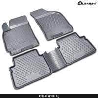 Коврики салона Element для Peugeot 407 (2004-2010) серые № CARPGT00015g