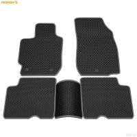 Коврики салона EVA резиновые для Nissan Almera (2013-2018) с серым кантом № 9025005202