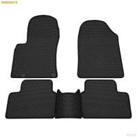 Коврики салона Rezkon EVA резиновые для Kia Ceed (2018-2025) с черным кантом № 9021005301