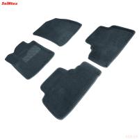 Коврики салона 3D текстильные для Haval Jolion (2021-2025) 2WD серые № 30088