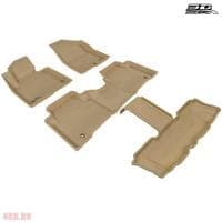 Коврики салона Sotra Liner 3D Lux бежевые для Hyundai Santa Fe (2006-2010) № STR74-00168