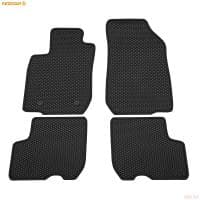 Коврики салона Rezkon EVA резиновые для Lada (ВАЗ) Largus (2012-2025) 5 мест, с черным кантом № 9039020101