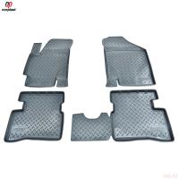 Коврики салона для Kia Rio (2010-2016) серые № NPL-Po-43-31-G