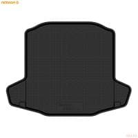 Коврик в багажник Rezkon для Skoda Rapid (2014-2017) с карманами № 5030020110