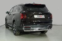 Защита задняя (длинная) 60,3 мм KIA Sorento 2020-2024 арт. KIASOR20-22