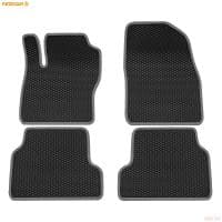 Коврики салона Rezkon EVA резиновые для Ford Focus 2 (2008-2011) с серым кантом № 9016010102