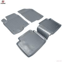 Коврики салона для Hyundai Sonata NF (2005-2010) серые № NPL-Po-31-15-G